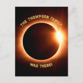 2024年4月8太陽の日に皆既食だった ポストカード (正面)