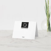 2024年4月8日の皆既日食 カード (裏面)