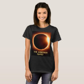 2024年4月8日皆既日食 ファミリーネーム Tシャツ (正面フル)