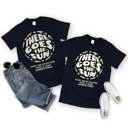 2024年4月 日食 パーソナライズTシャツ Tシャツ