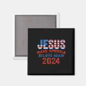 2024年7月の信じ再び4番目にアメリカを作る マグネット (正面/裏面)