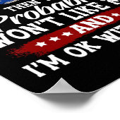 2024年7月トランプ2024米州旗4日 ポスター (角)