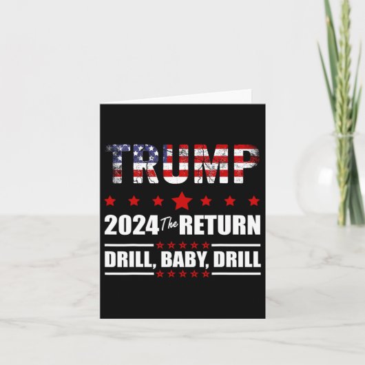 2024年7月トランプ・ドリル・バ カード (正面)
