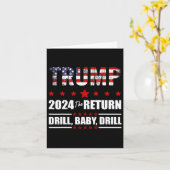 2024年7月トランプ・ドリル・バ カード (黄色い花)