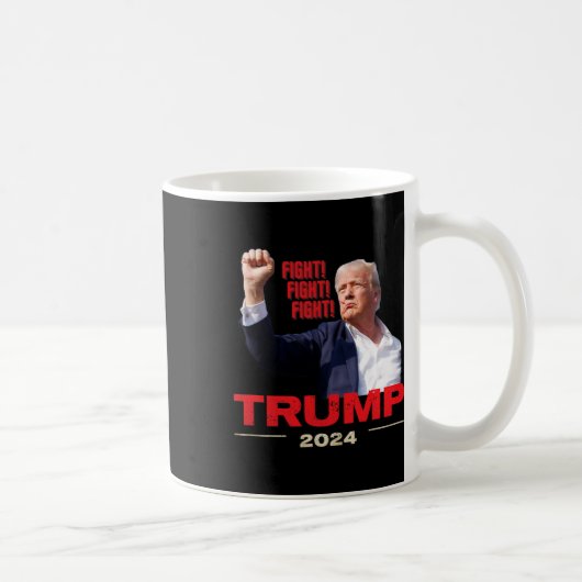 2024年7月13日のトランプの決闘 コーヒーマグカップ (右)