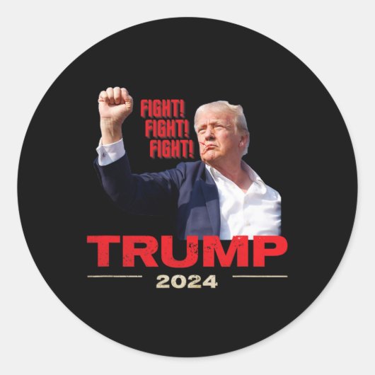 2024年7月13日のトランプの決闘 ラウンドシール (正面)