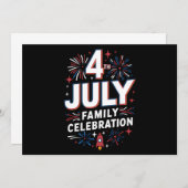 2024年7月4日ファミリーお祝いグループ 招待状 (正面/裏面)