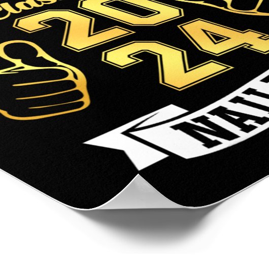 2024年8年生Cl It卒業を釘付け ポスター (角)