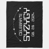 2024年8月28日のシズィギを祝おう フリースブランケット (正面)