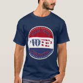 2024年 あなたの投票が未来を決める アメリカ国旗 VOTE Tシャツ (正面)