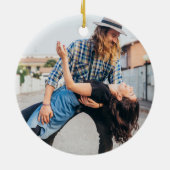 2024年 ほぼ結婚式を挙げるところだった | ウェディング セラミックオーナメント (裏面)