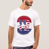 2024年 アメリカ国旗 投票 Tシャツ (正面)