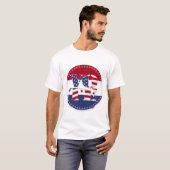 2024年 アメリカ国旗 投票 Tシャツ (正面フル)