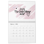 2024年 カレンダー (2月 2026)