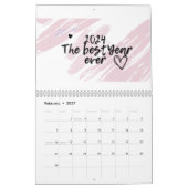 2024年 カレンダー (2月 2027)