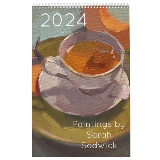 2024年:サラ・セドウィックの絵画カレンダー カレンダー (カバー)