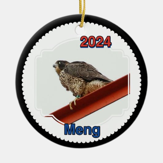 2024年 セラミック サークル オーナメント メン (正面)