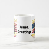 2024年 トランプ再来を歓迎しよう コーヒーマグカップ (中央)