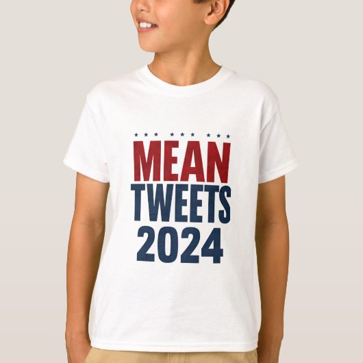 2024年 嫌なツイート 面白い選挙 トランプ Tシャツ (正面)