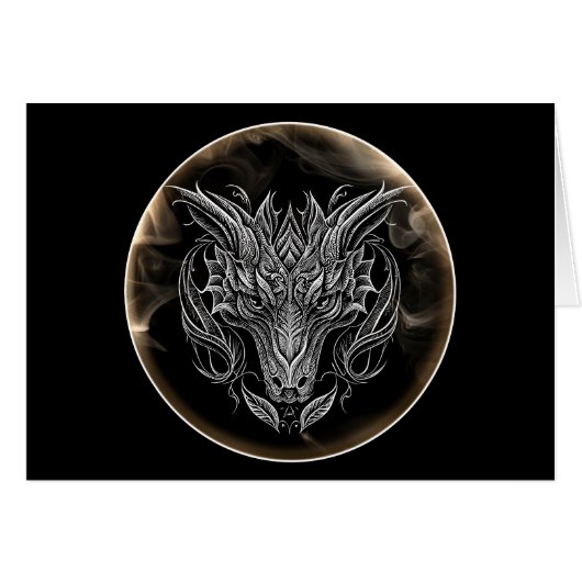 2024年、抽象芸術・ドラゴンの頭を美的に (正面横)