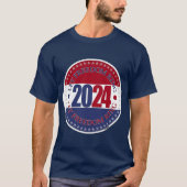 2024年 赤と青 自由に鐘を鳴らそう Tシャツ (正面)