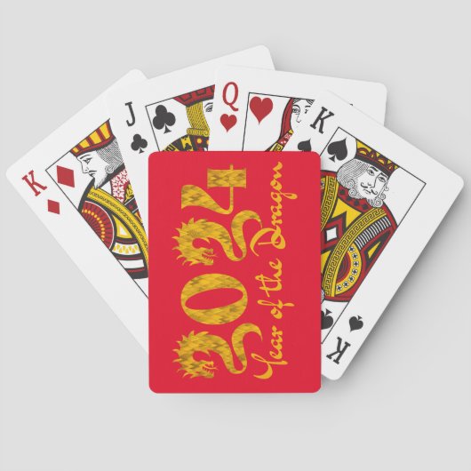 2024年 辰年 ゴールド トランプ (裏面)