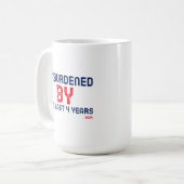 2024年 - 過去4年からの解放 コーヒーマグカップ (正面左)