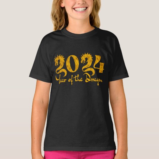 2024年 龍 GOLD Tシャツ (正面)