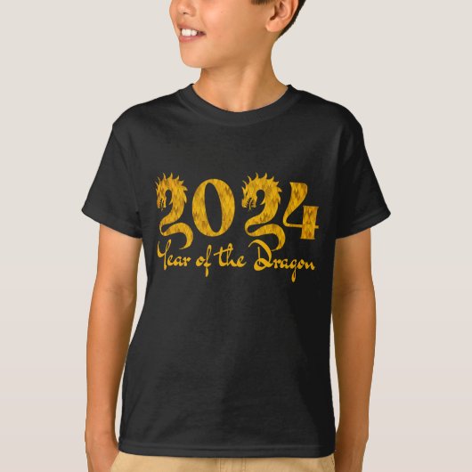 2024年 龍 GOLD Tシャツ (正面)