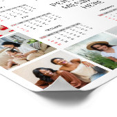 2024年 20枚の写真で作る カレンダー 一覧 ポスター (角)