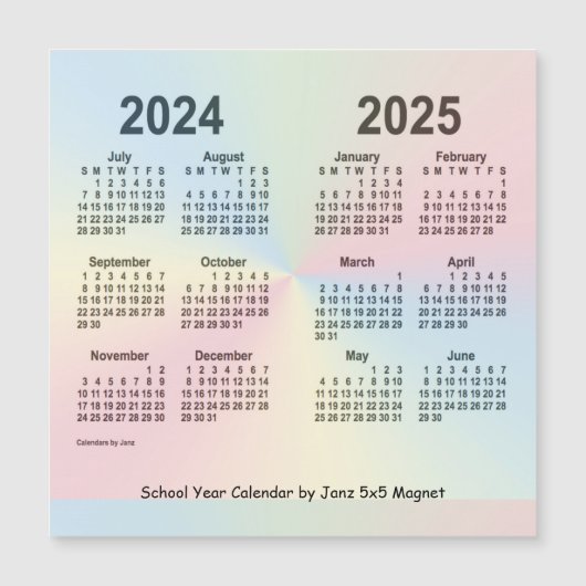 2024年~2025年ジャンスによるレインボースクール年鑑 (正面)