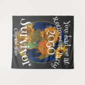 2024年 2025年 2026年 2027年 2028年 2029年の退職パーティー タペストリー (正面(横))