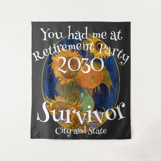 2024年 2025年 2026年 2027年 2028年 2029年 引退パーティー タペストリー (正面)