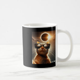 2024年Eclipseウェアライ太陽のンで自撮る猫 コーヒーマグカップ