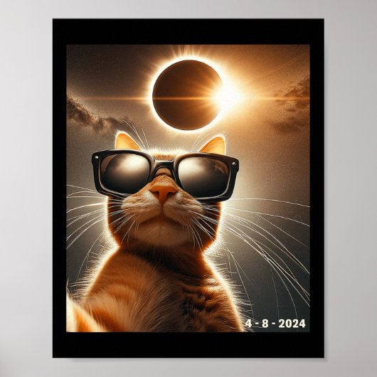 2024年Eclipseウェアライ太陽のンで自撮る猫 ポスター (正面)
