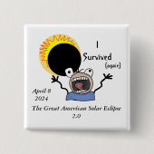 2024年Eclipse Survival 太陽の Edition 缶バッジ (正面)