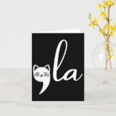 2024年Elec社長のCat Comma La Kamala Harris カード (黄色い花)