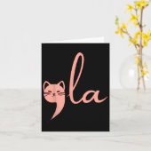 2024年Elec社長のCat Comma La Kamala Harris カード (黄色い花)