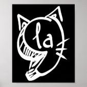 2024年Elec社長のCat Comma La Kamala Harris ポスター (正面)