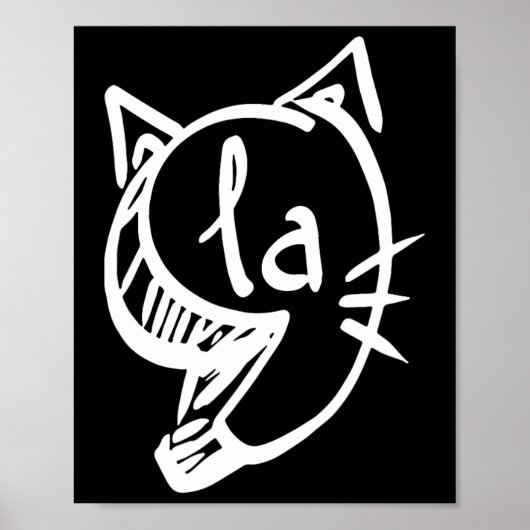 2024年Elec社長のCat Comma La Kamala Harris ポスター (正面)