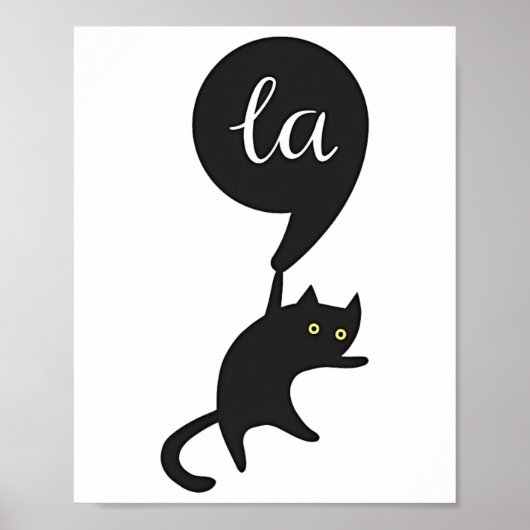 2024年Elec社長のCat Comma La Kamala Harris ポスター (正面)