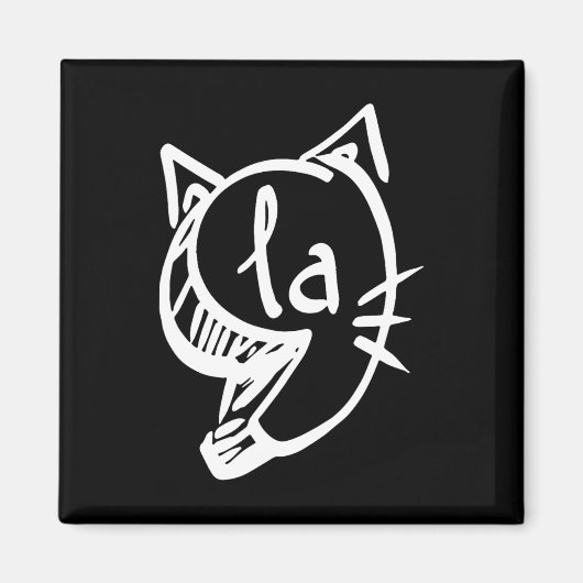2024年Elec社長のCat Comma La Kamala Harris マグネット (正面)