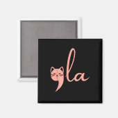 2024年Elec社長のCat Comma La Kamala Harris マグネット (正面/裏面)