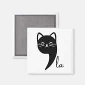 2024年Elec社長のCat Comma La Kamala Harris マグネット (正面/裏面)