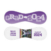 2024年GRADアスリートパープル写真卒業記念 野球ボール (パネル)