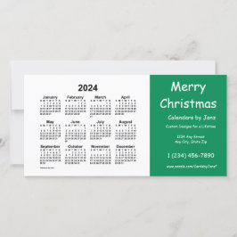 2024年Janz Greenによるメリークリスマスカレンダー シーズンカード