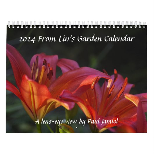 2024年Lin's Garden Calendarより カレンダー (カバー)