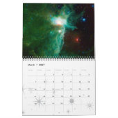 2024年NASA宇宙星雲スターカレンダー カレンダー (3月 2027)