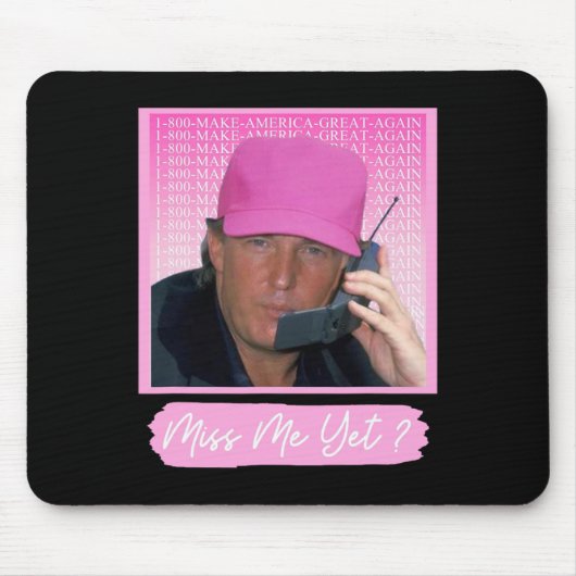 2024年Nope Trump 2024再大統領投票 マウスパッド (正面)