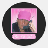 2024年Nope Trump 2024再大統領投票 ラウンドシール (正面)